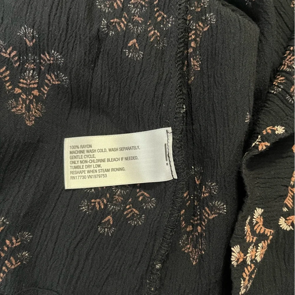 Knox Rose Boho Patterned Long Sleeve Dress - Picture 6 of 6